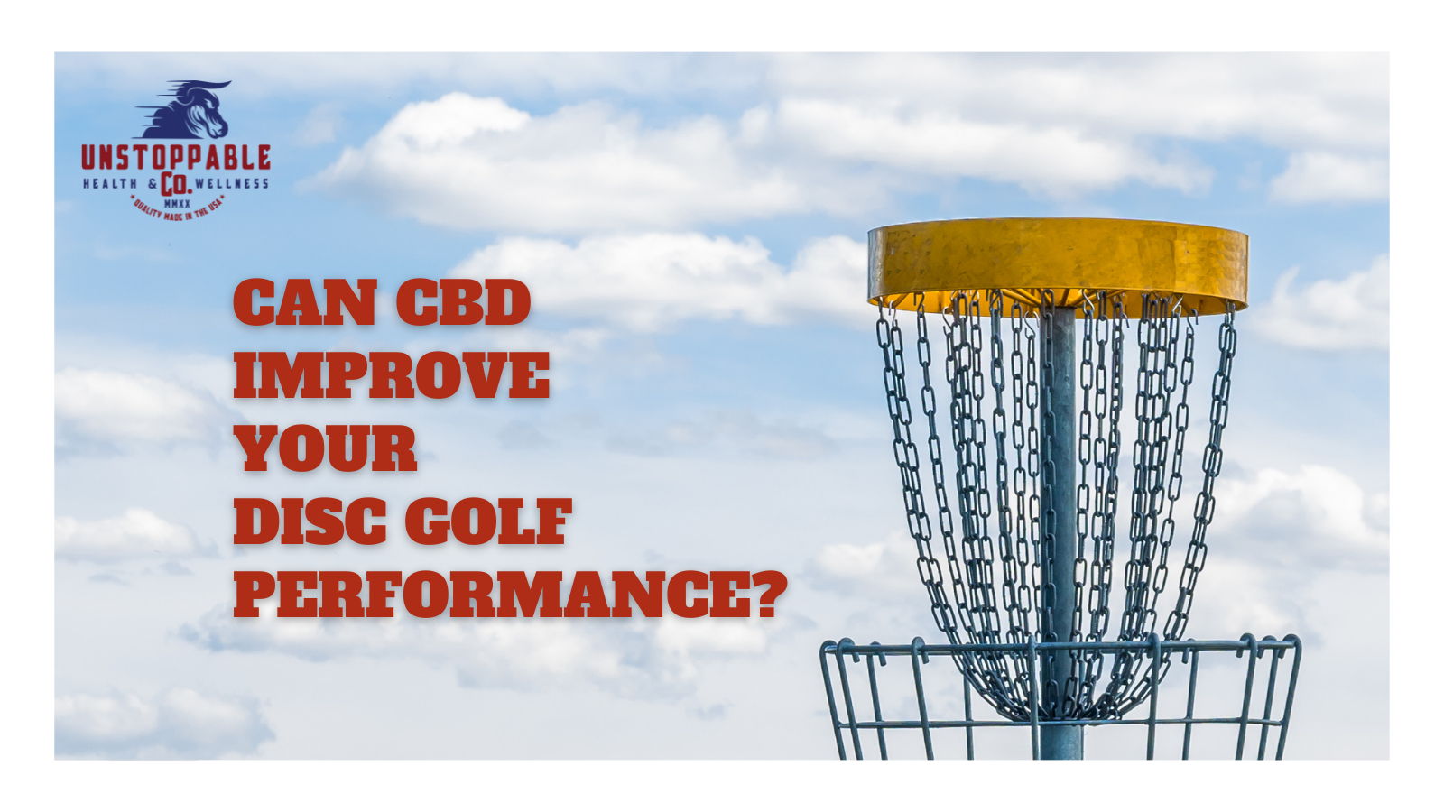 Can CBD Improve Your Disc Golf Performance?